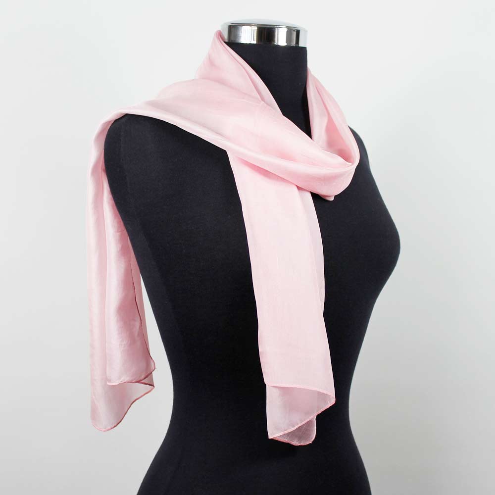 Vit Sidenscarf Isa - 5
