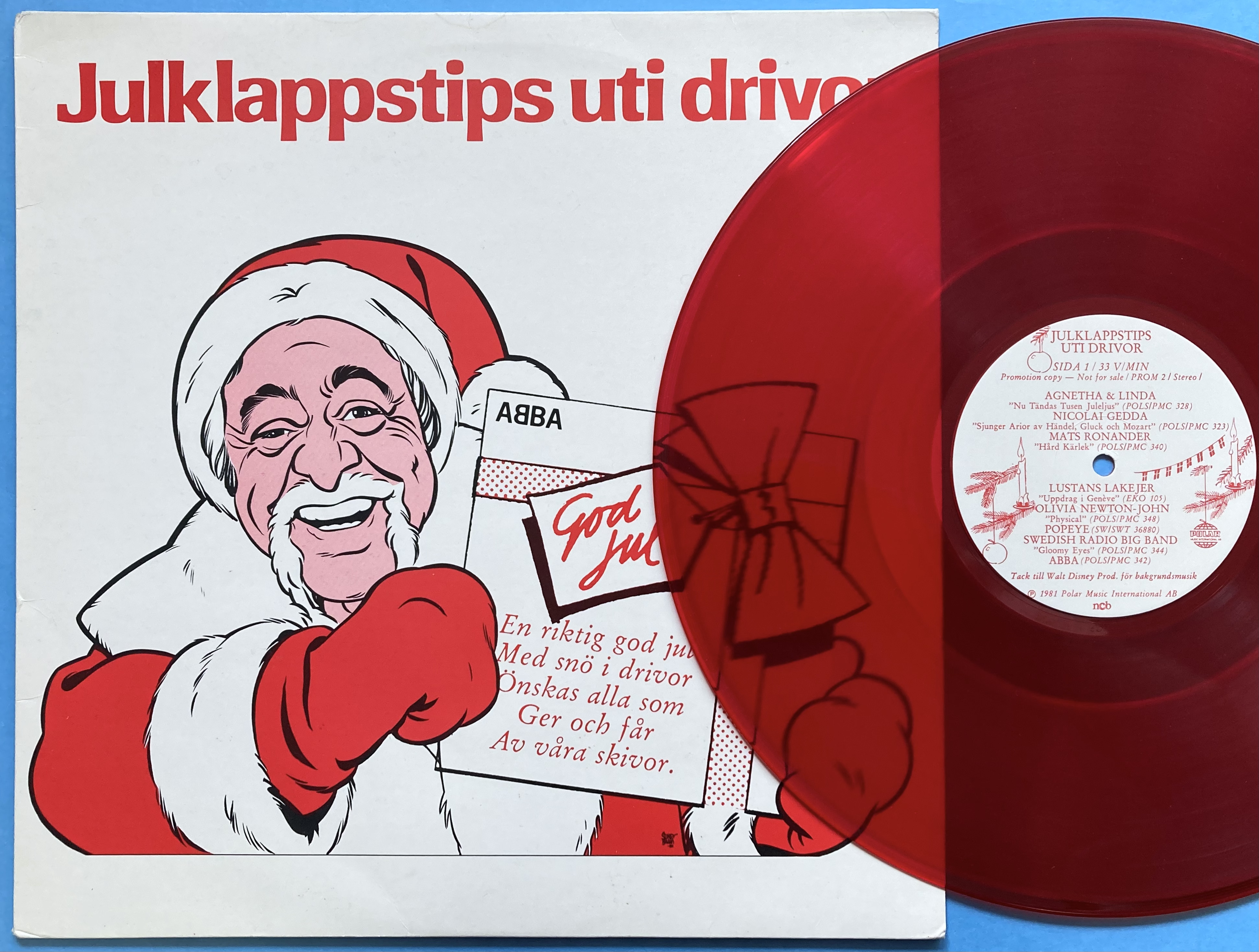 ABBA - Julklappstips uti drivor Swe PROMO 12" 1981 - 2