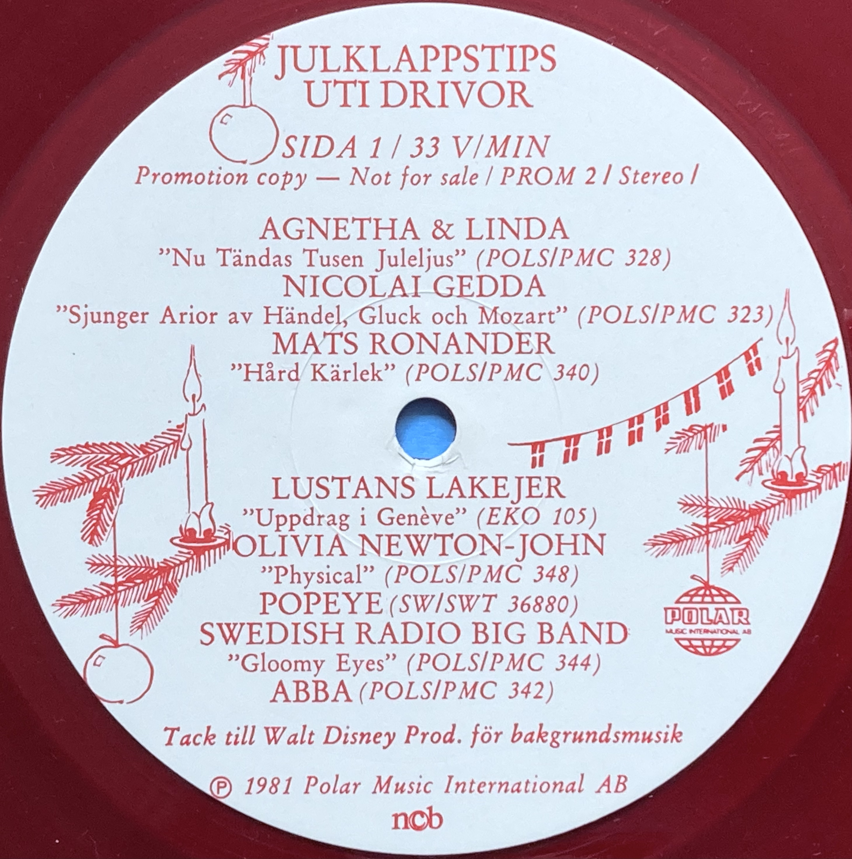 ABBA - Julklappstips uti drivor Swe PROMO 12" 1981 - 4
