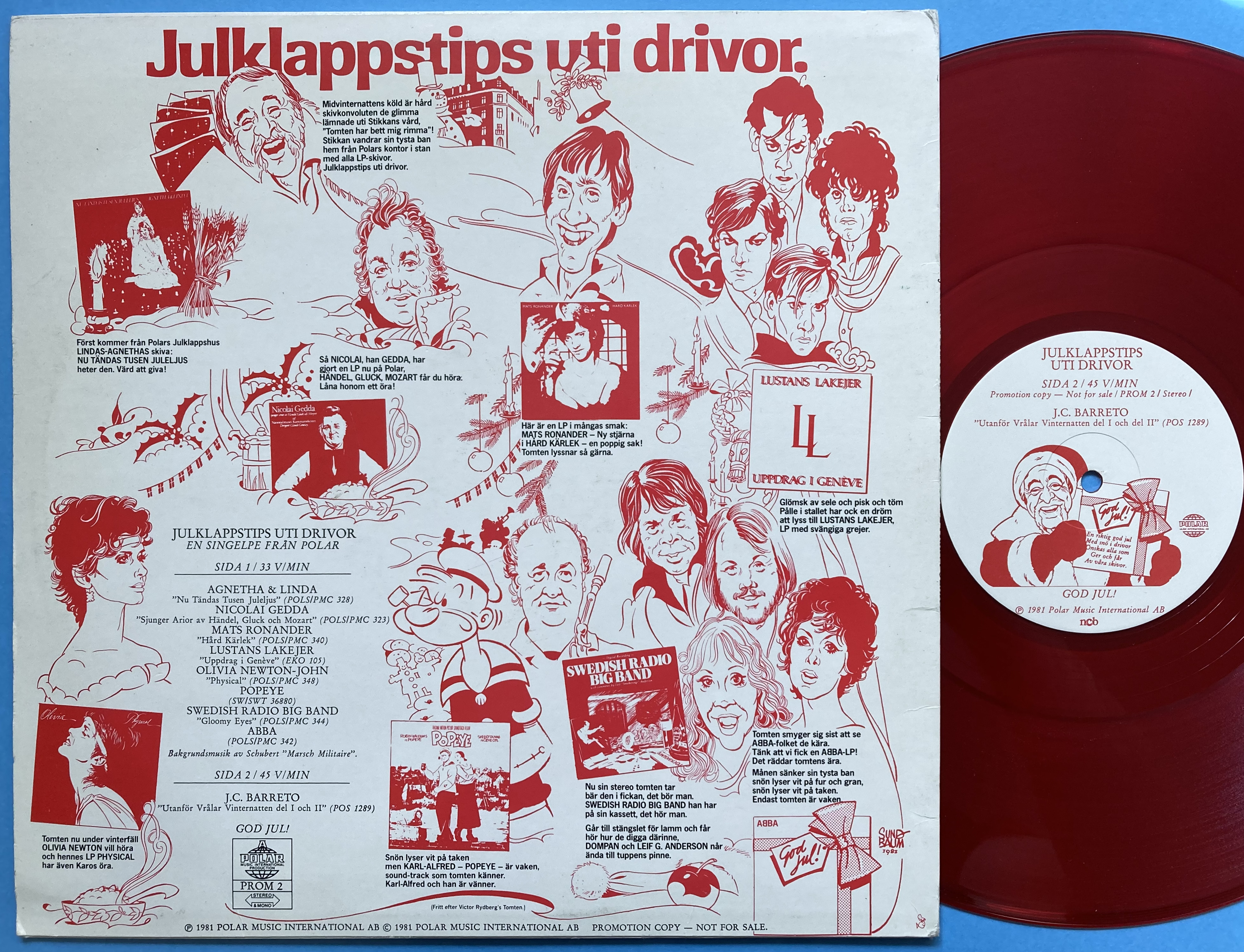 ABBA - Julklappstips uti drivor Swe PROMO 12" 1981 - 3