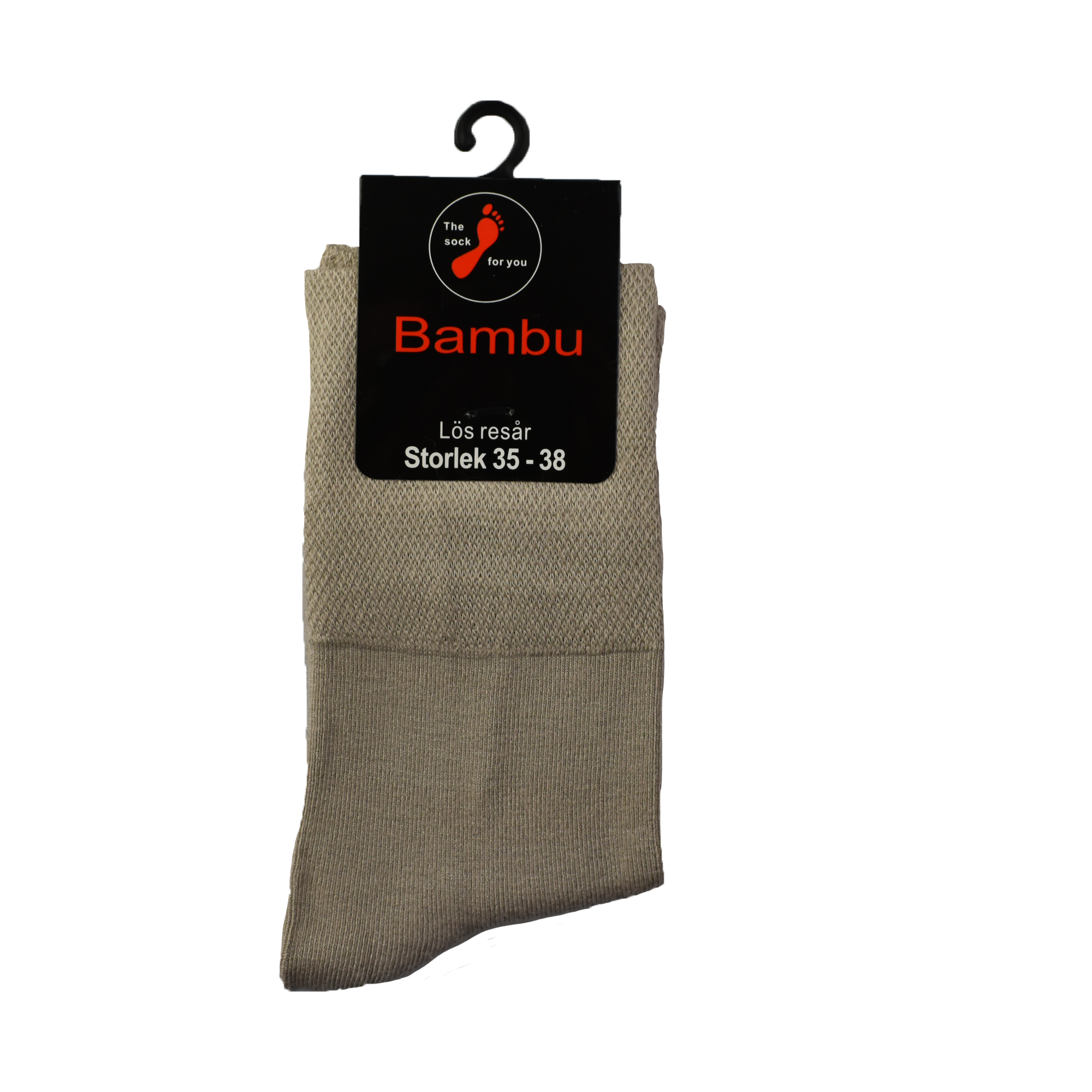 Bambu lös resår - Utan tåsöm 4 par - 4