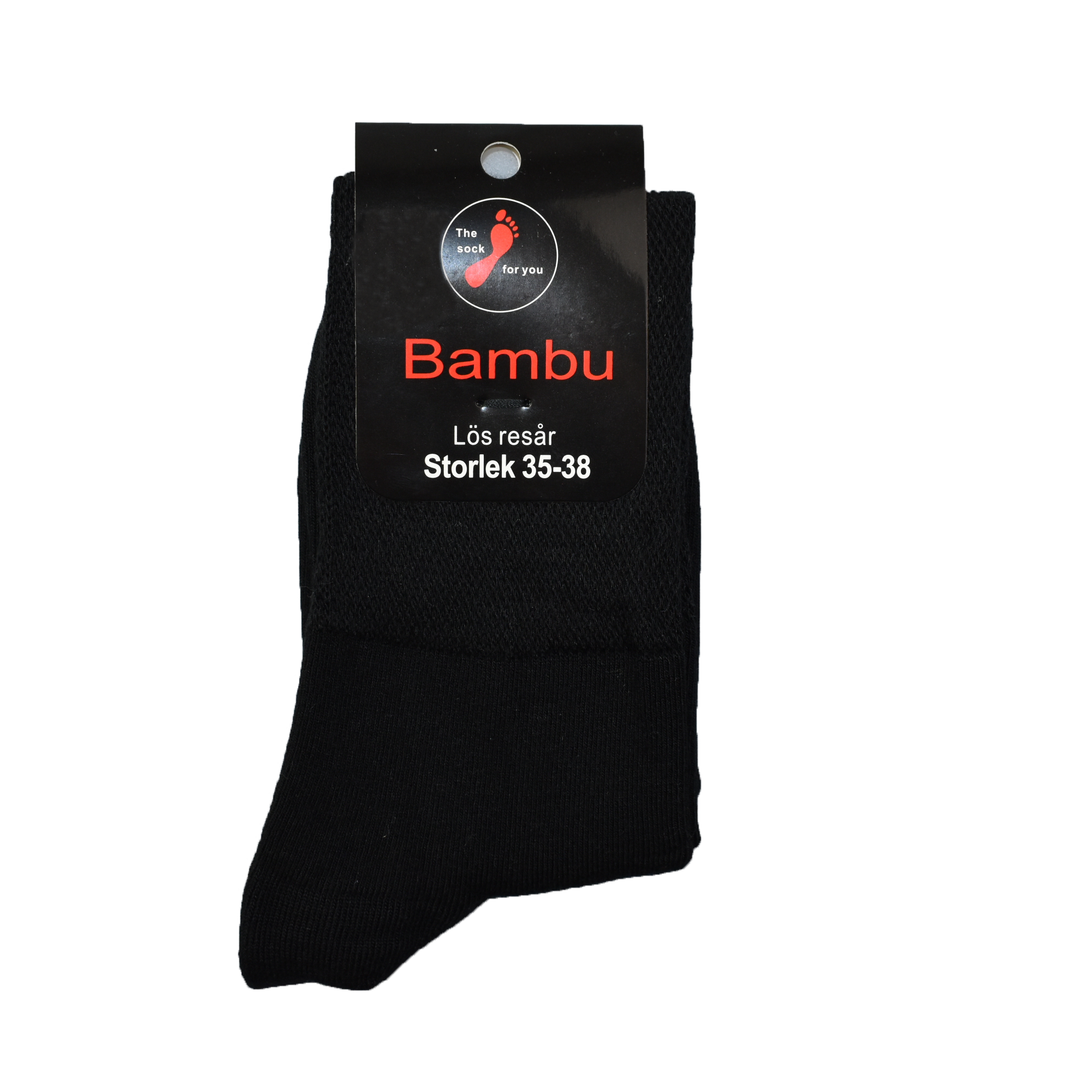 Bambu lös resår - Utan tåsöm 4 par - 9