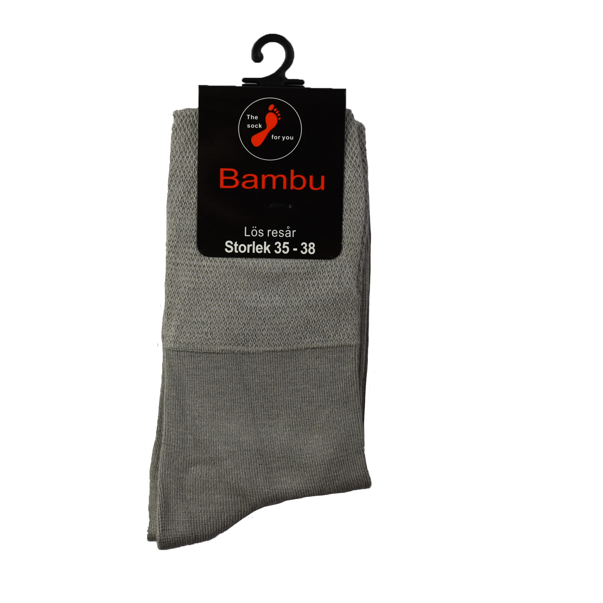 Bambu lös resår - Utan tåsöm 4 par - 6