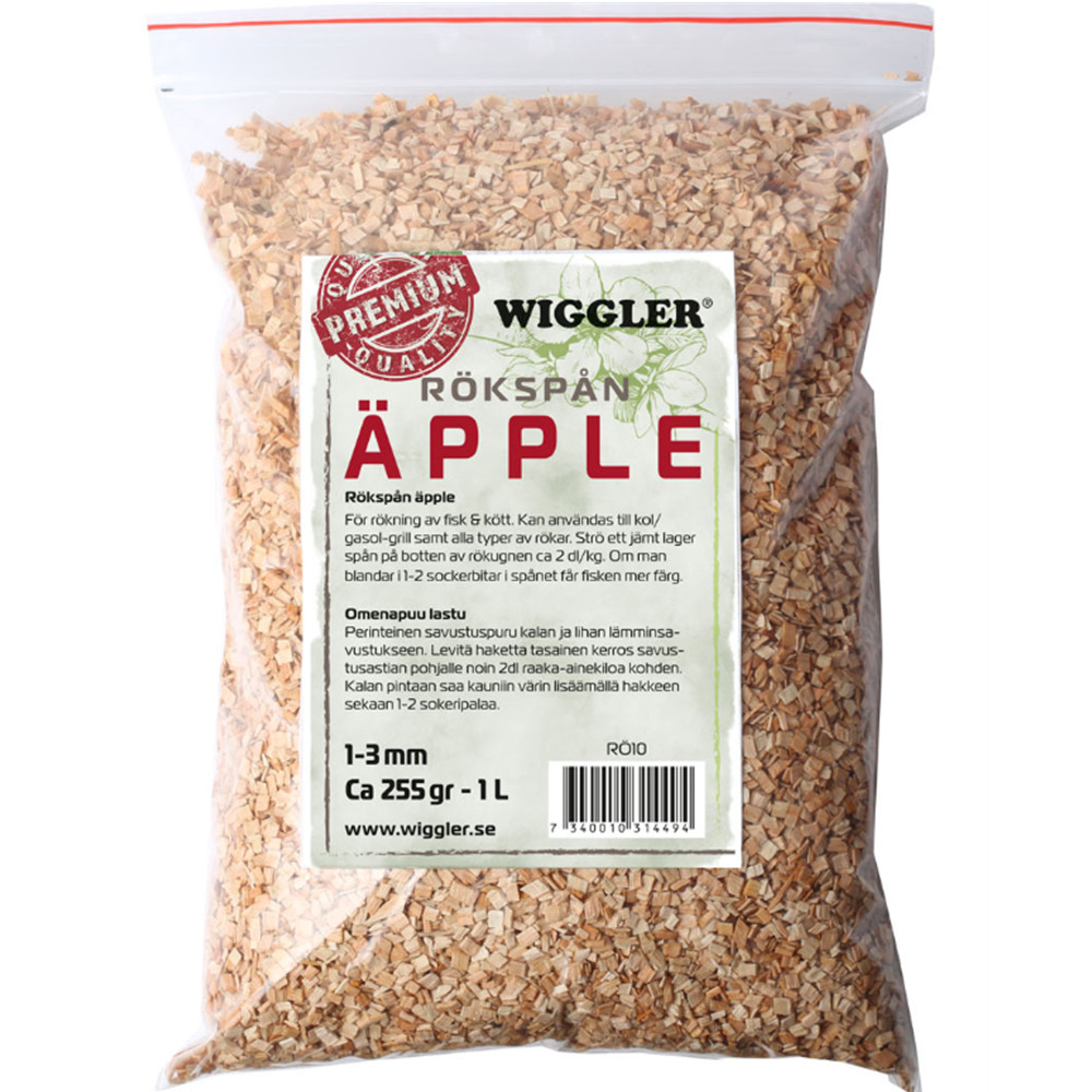 Rökspån av Al, Bok, Körsbär, Äpple - välj träslag - 5