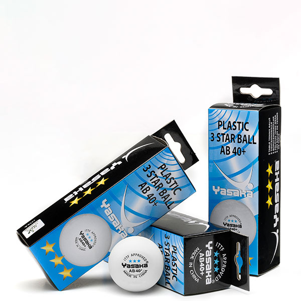 Yasaka Polyball XXX ABS 40+ 3-pack