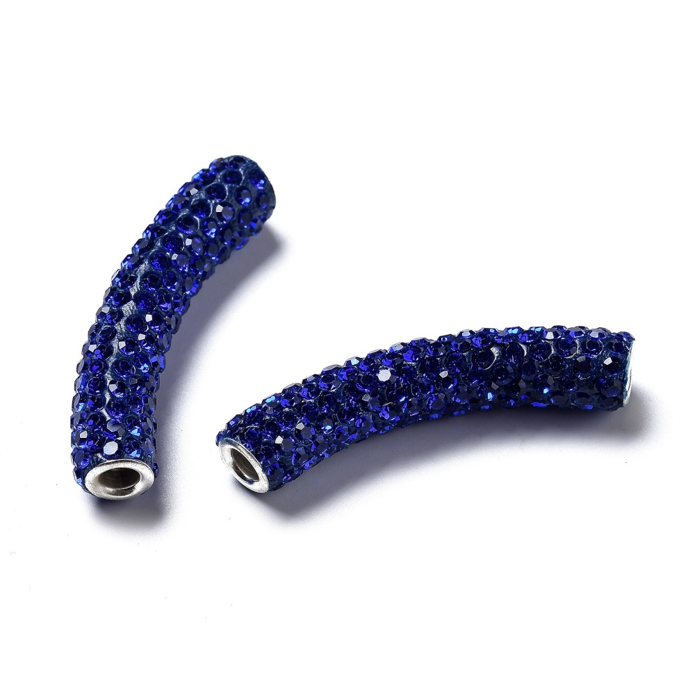 Rhinestone tube darkblue