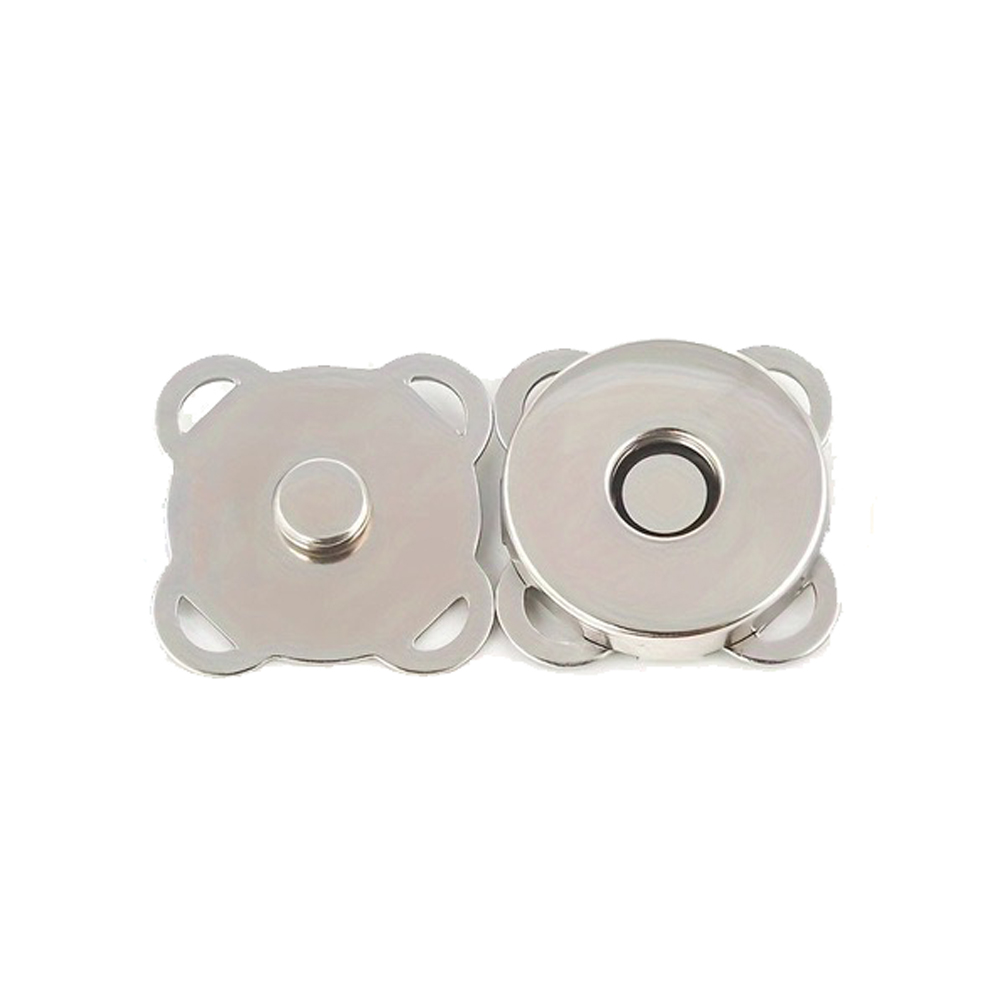 Magnetlås av metall, silver