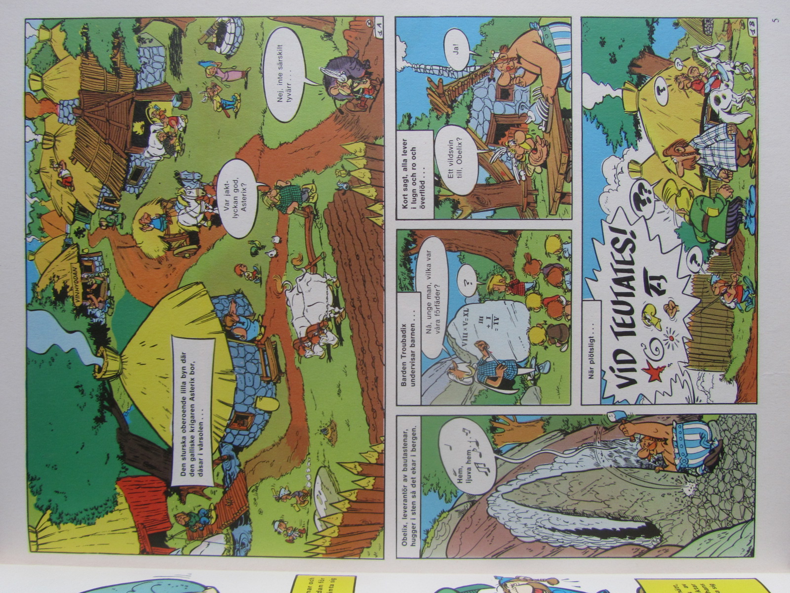 Asterix 10 Asterix och guldskäran 1:a upplagan Vg+ - 3