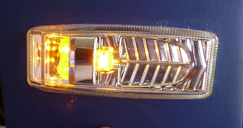 Clear sideblinkers square 2 pcs - 3