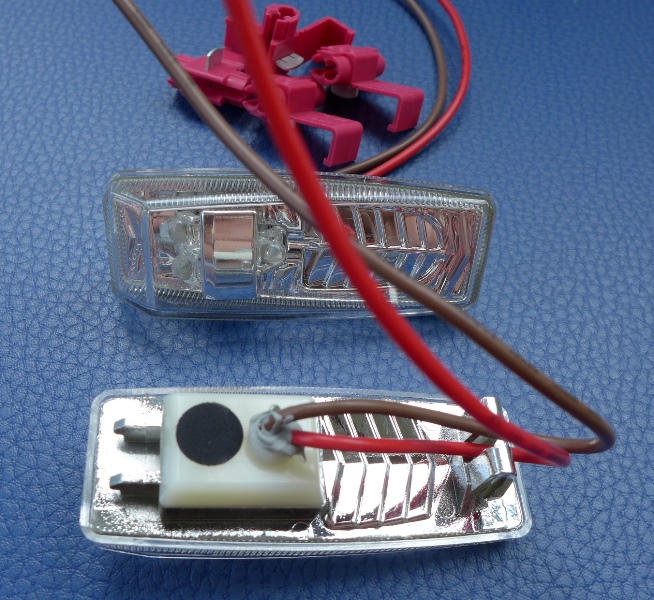 Clear sideblinkers square 2 pcs - 2