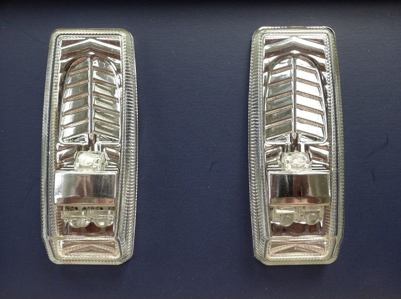 Clear sideblinkers square 2 pcs