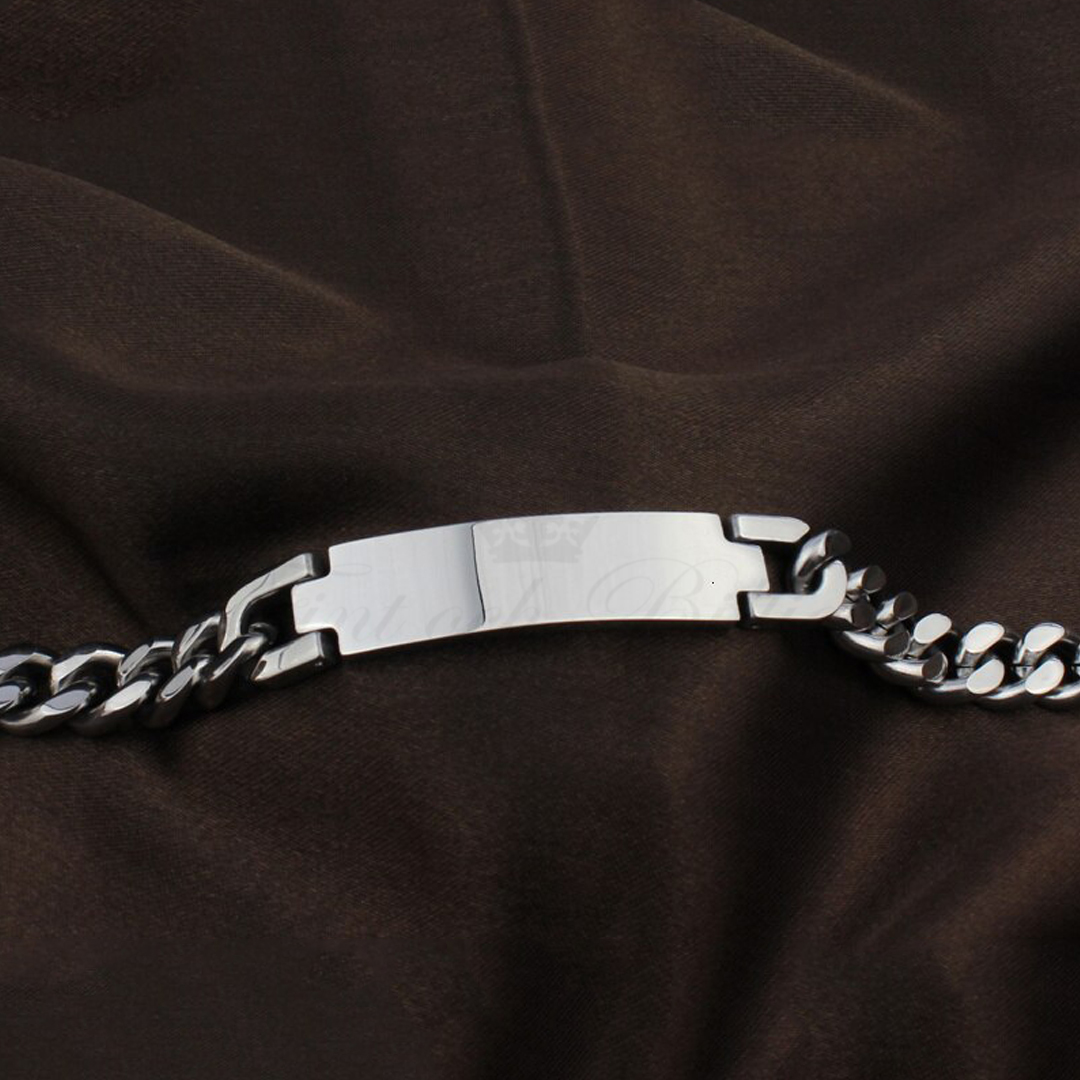 Bracelet Pansar Link Tag - ID-Bracelet 10mm*210mm Steel - 3
