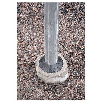 Betongfundament till parkeringsskyltar mm