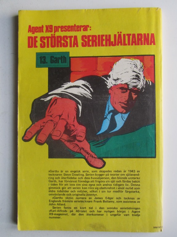 Agent X9 1973 09 Vg+ - 2