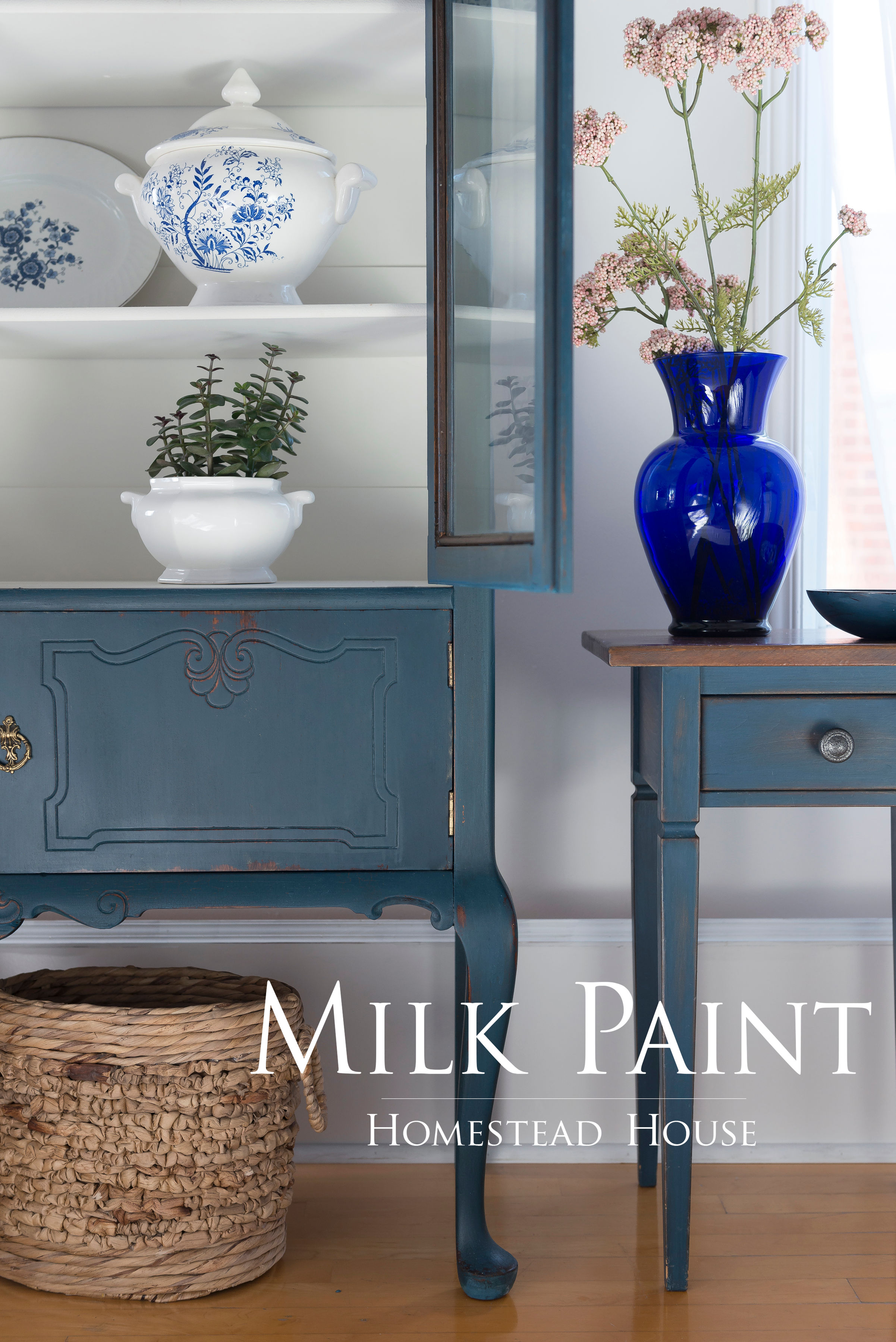 HH Milk Paint Homestead Blue Provpåse 50 g  - 4