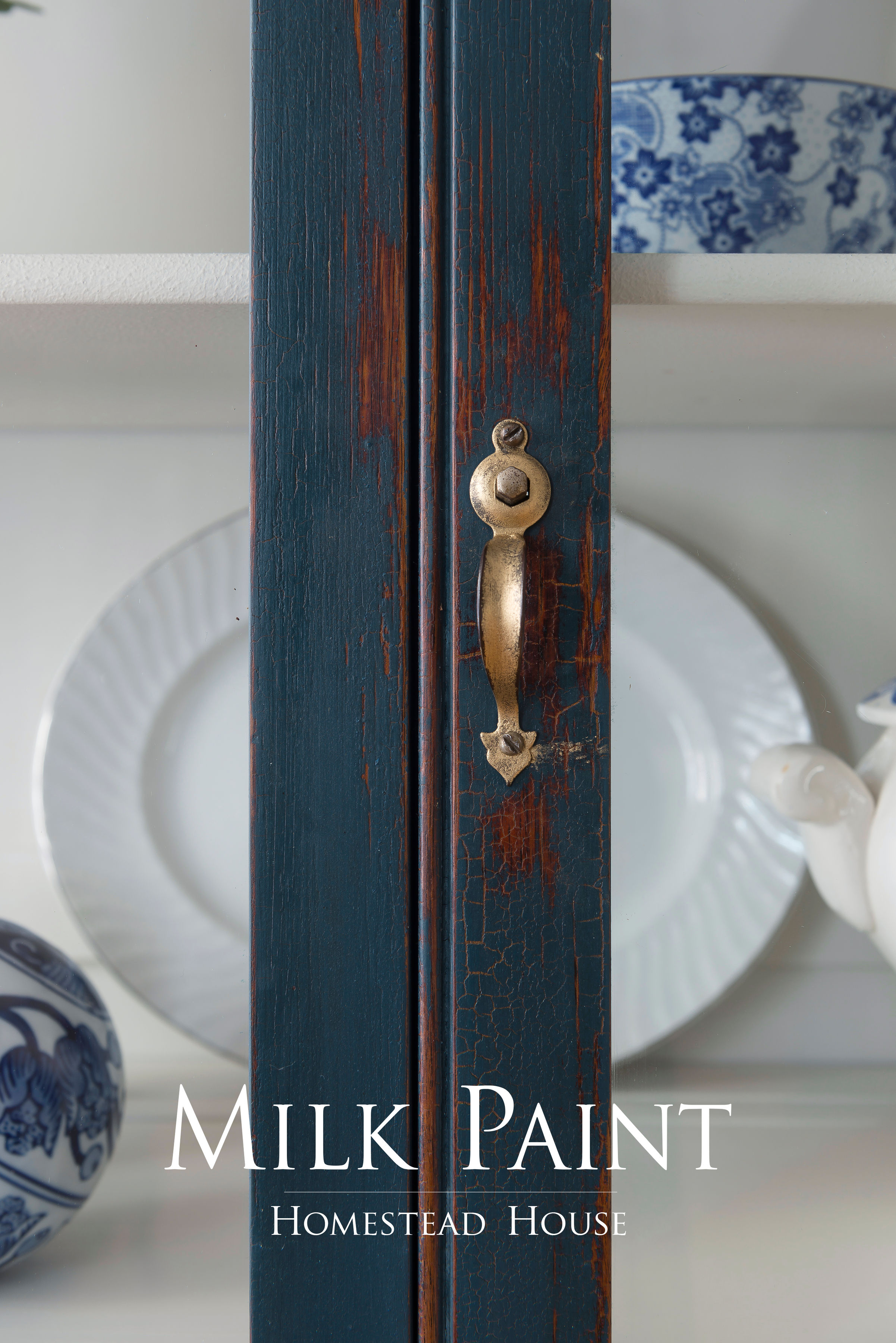 HH Milk Paint Homestead Blue Provpåse 50 g  - 2
