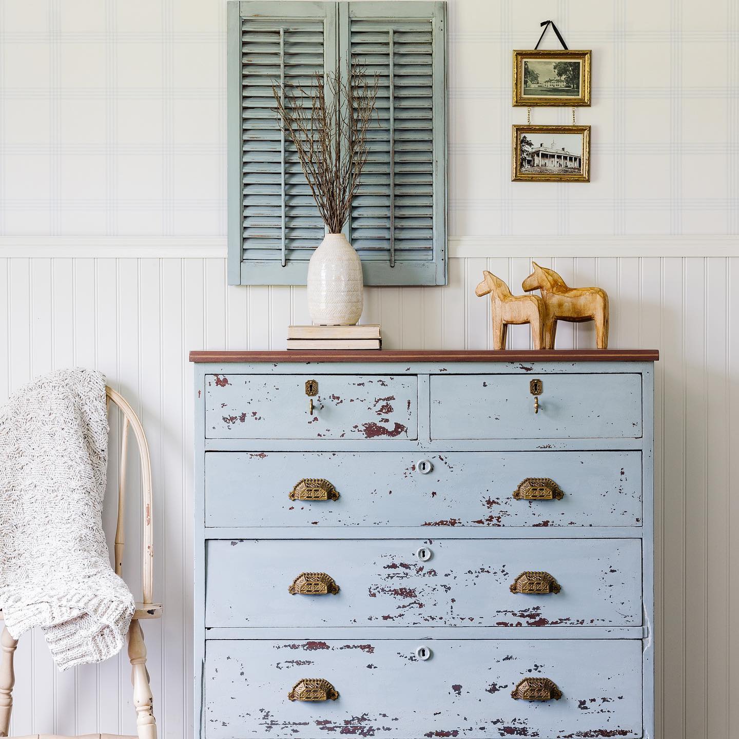 HH Milk paint Solstic Blue 330 g  - 4