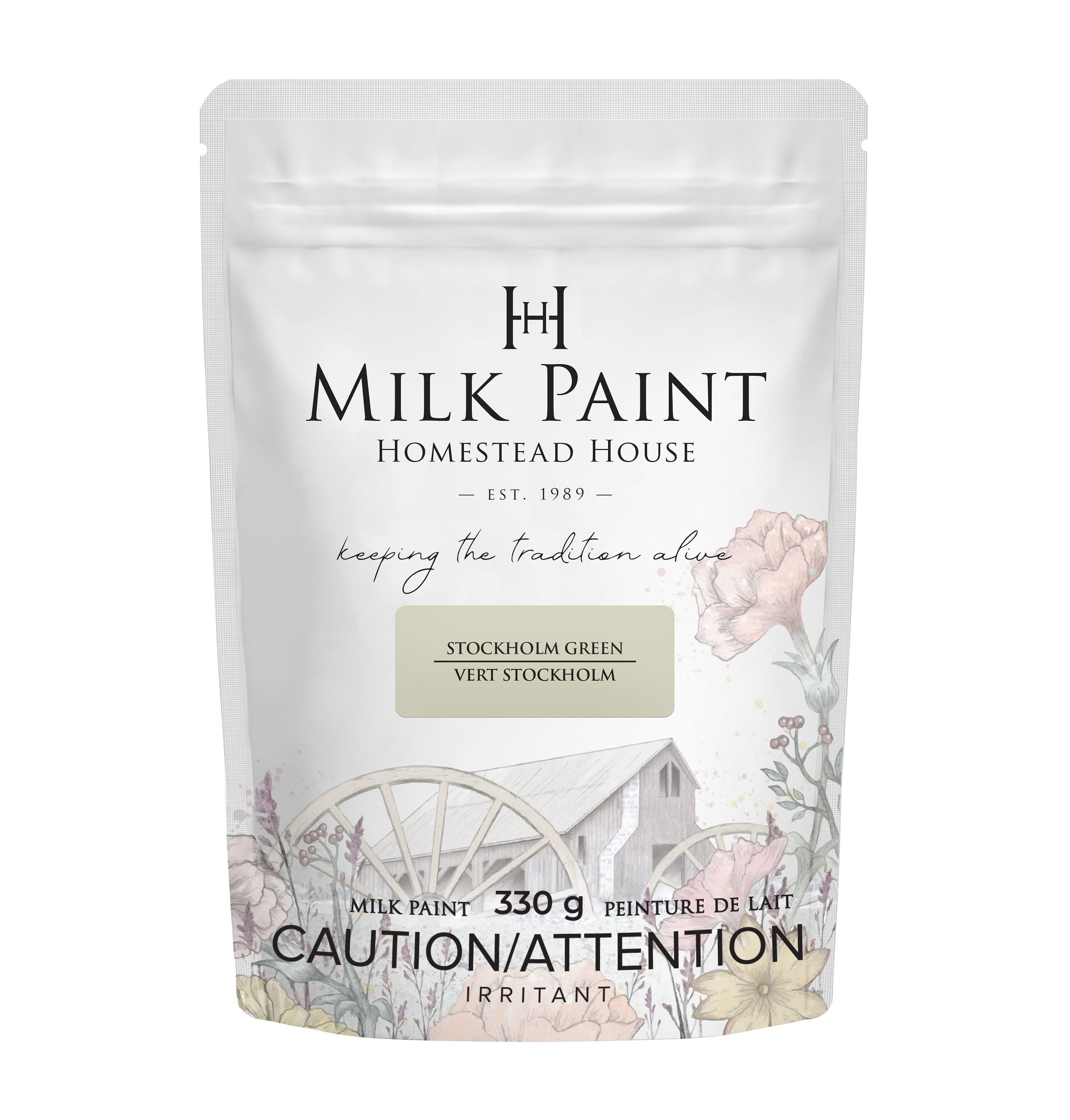 HH Milk Paint Stockholm Green 330 g  - 3