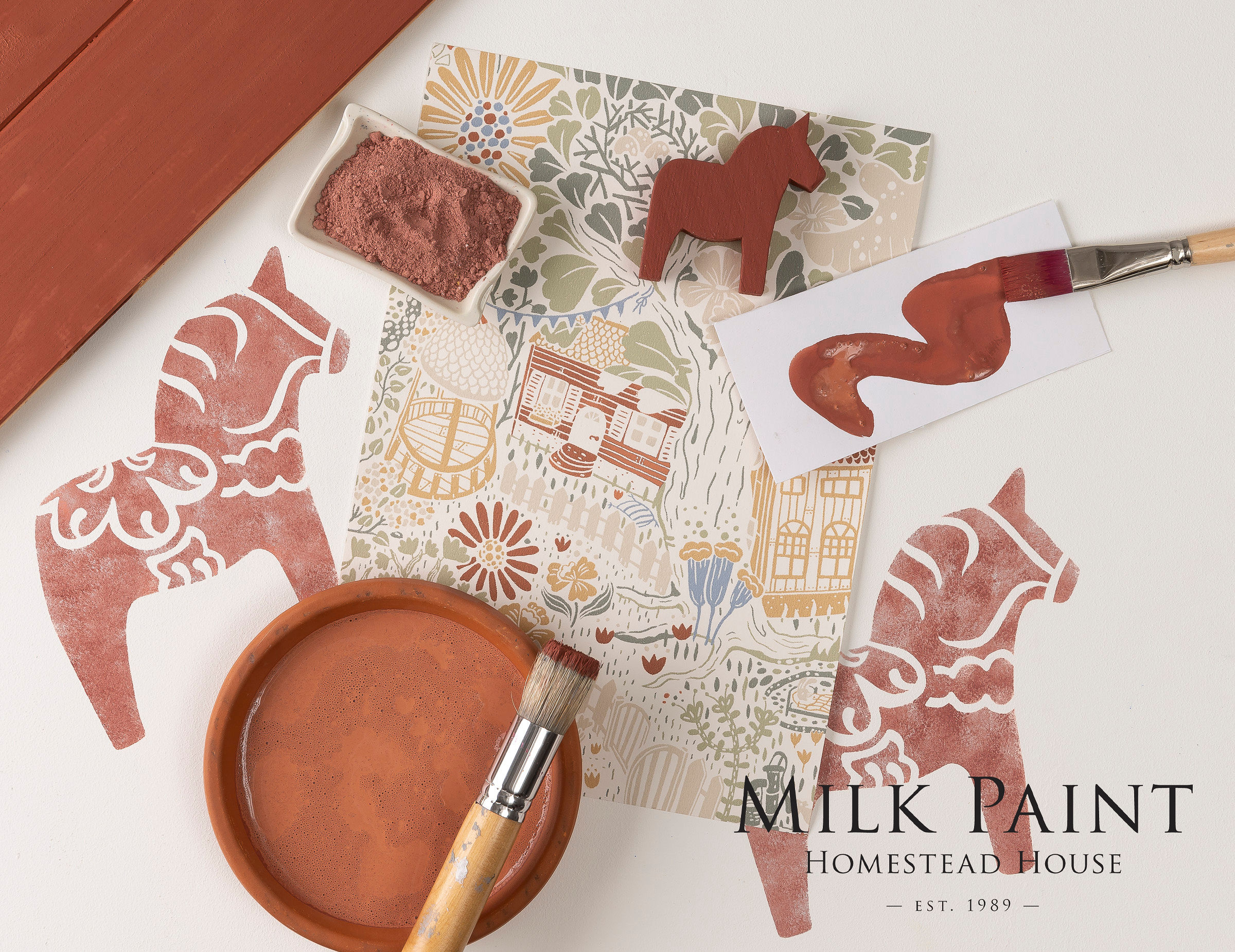 HH Milk Paint Dala Red 330 g  - 2