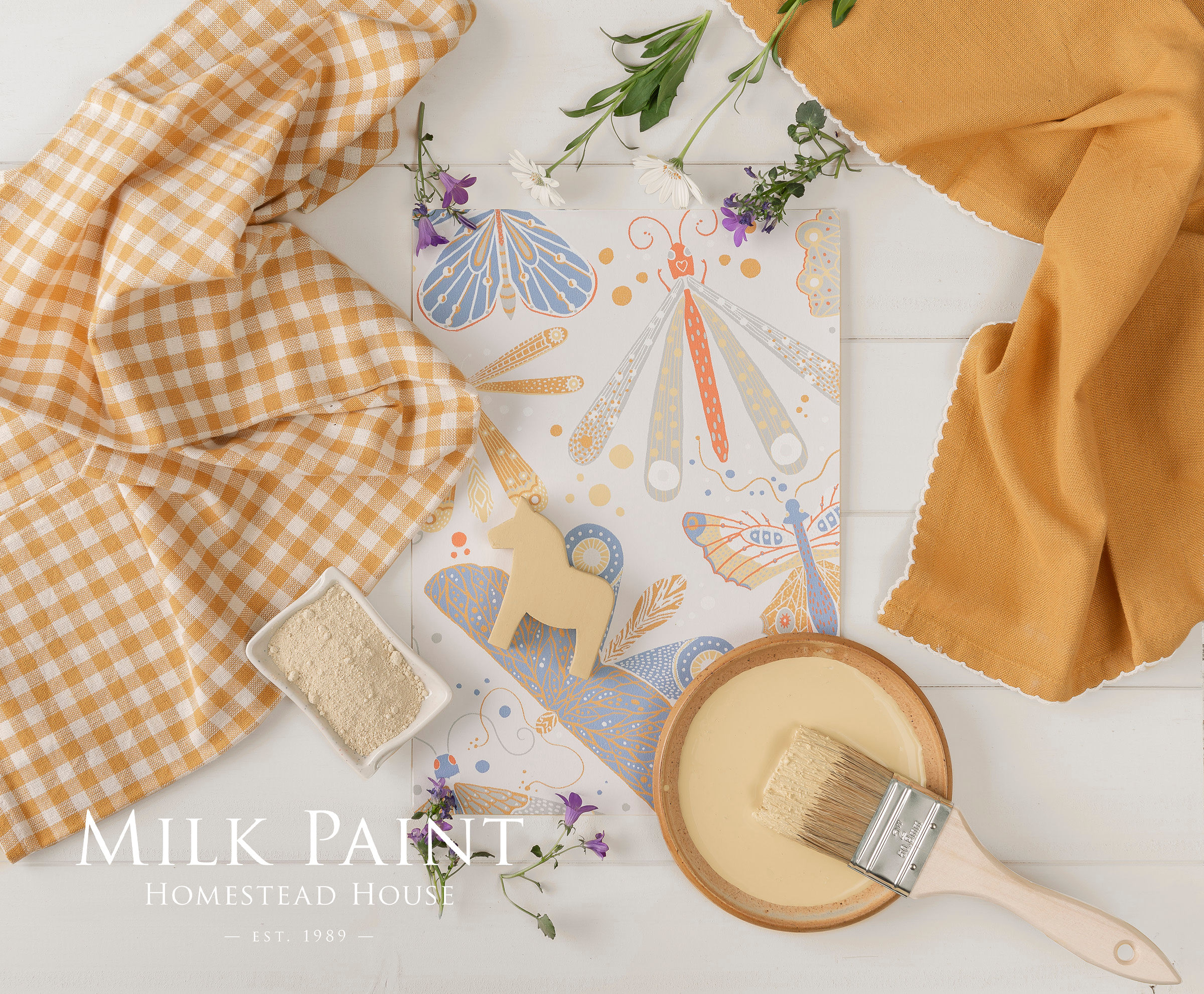 HH Milk Paint Swedish Yellow 330 g  - 2