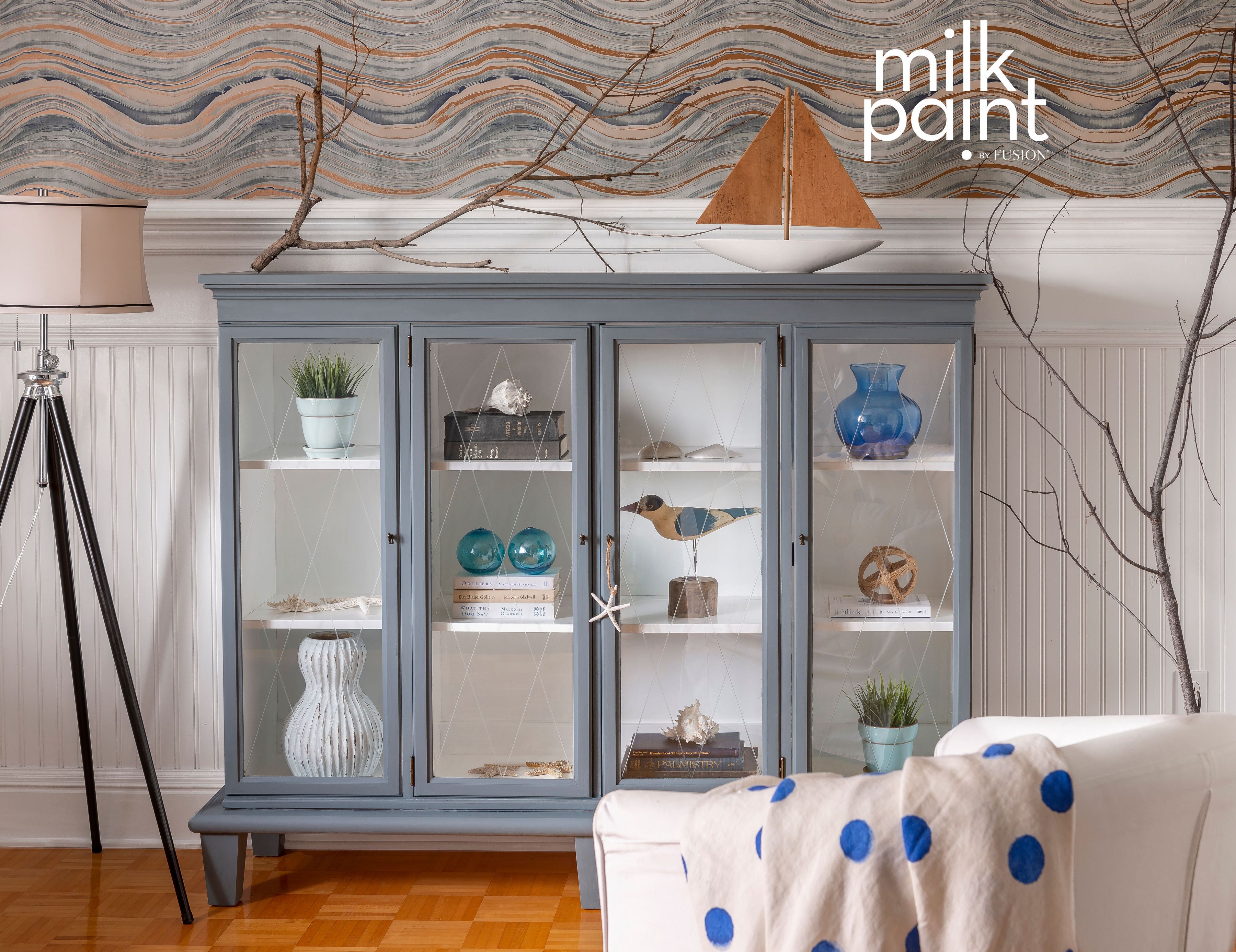 Milk Paint by Fusion Costal blue 330 g  - 4