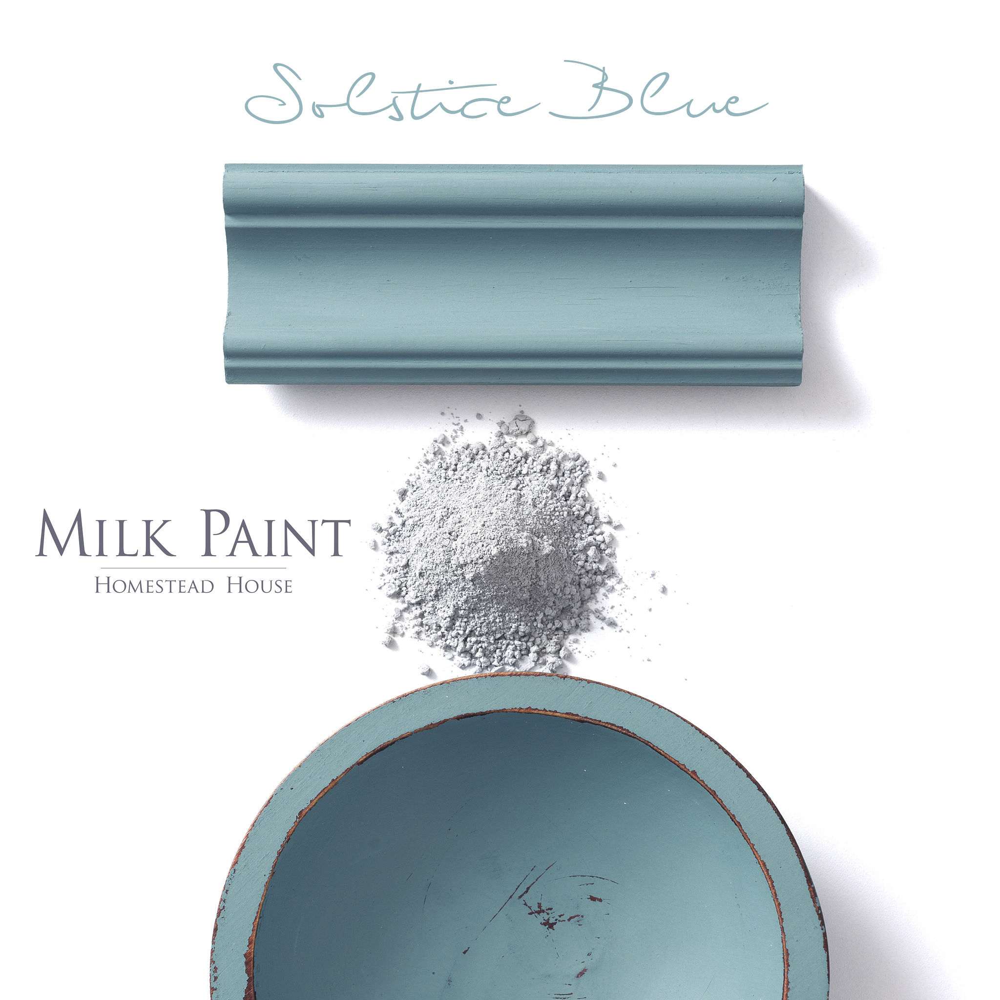 HH Milk Paint Solstice Blue Provpåse 50 g 
