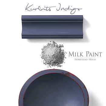 HH Milk Paint Kurbits Indigo  Provpåse 50 g