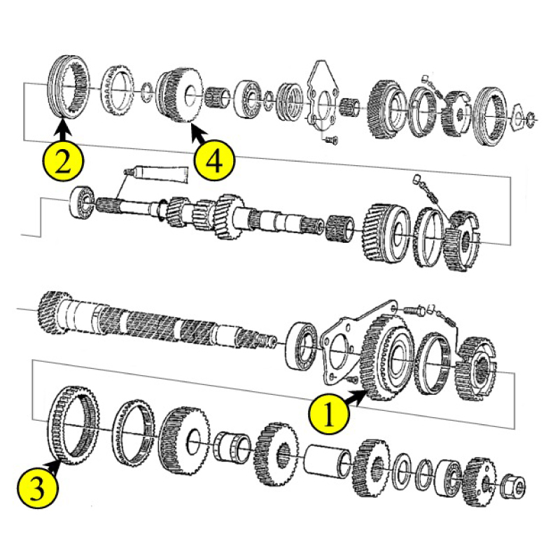 Kuggdrev 4 GM 65101, 65102, 75301 - 3