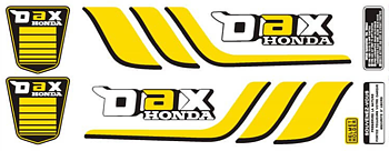 Dax ST70 1978-81 decal set