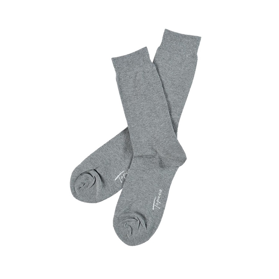Topeco  Enfärgade Strumpor Grå