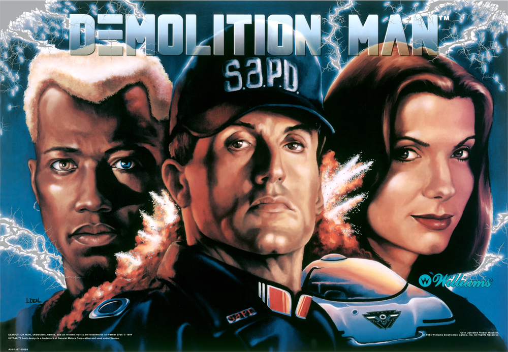 Demolition Man - LED Backbox Kit