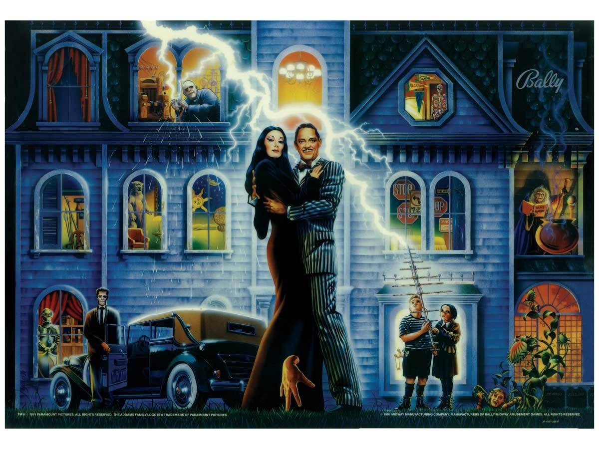 The Addams Family - LED Backbox Kit