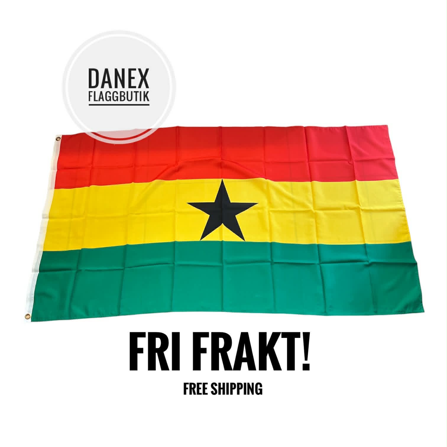 Nationsflagga Ghana