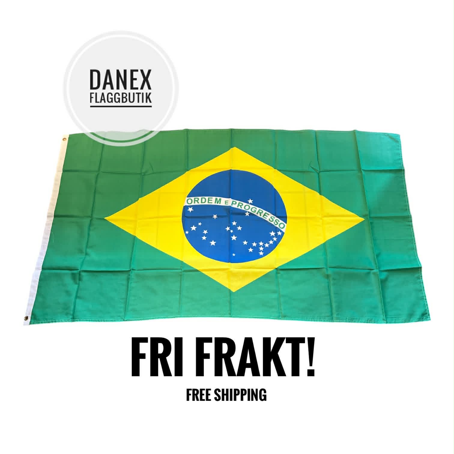Nationsflagga Brasilien  