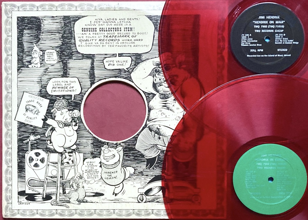 JIMI HENDRIX - On Maui / In Europe US-orig 2LP 1974