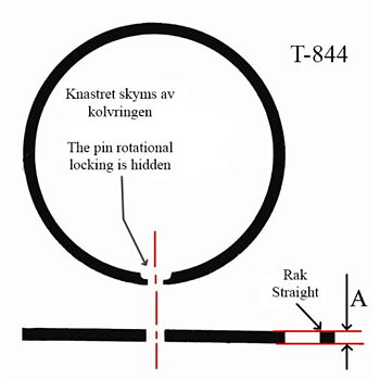 Kolbenring 39x1,5 (T844) KS50 / CS50 / CX50
