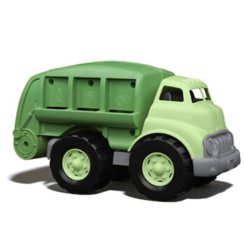 Leluauto vihreä kierrätysauto