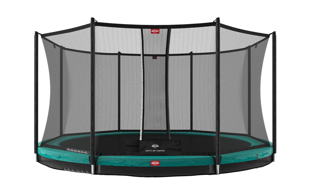 BERG InGround Favorit 380 AirFlow Grön + skyddsnät Comfort