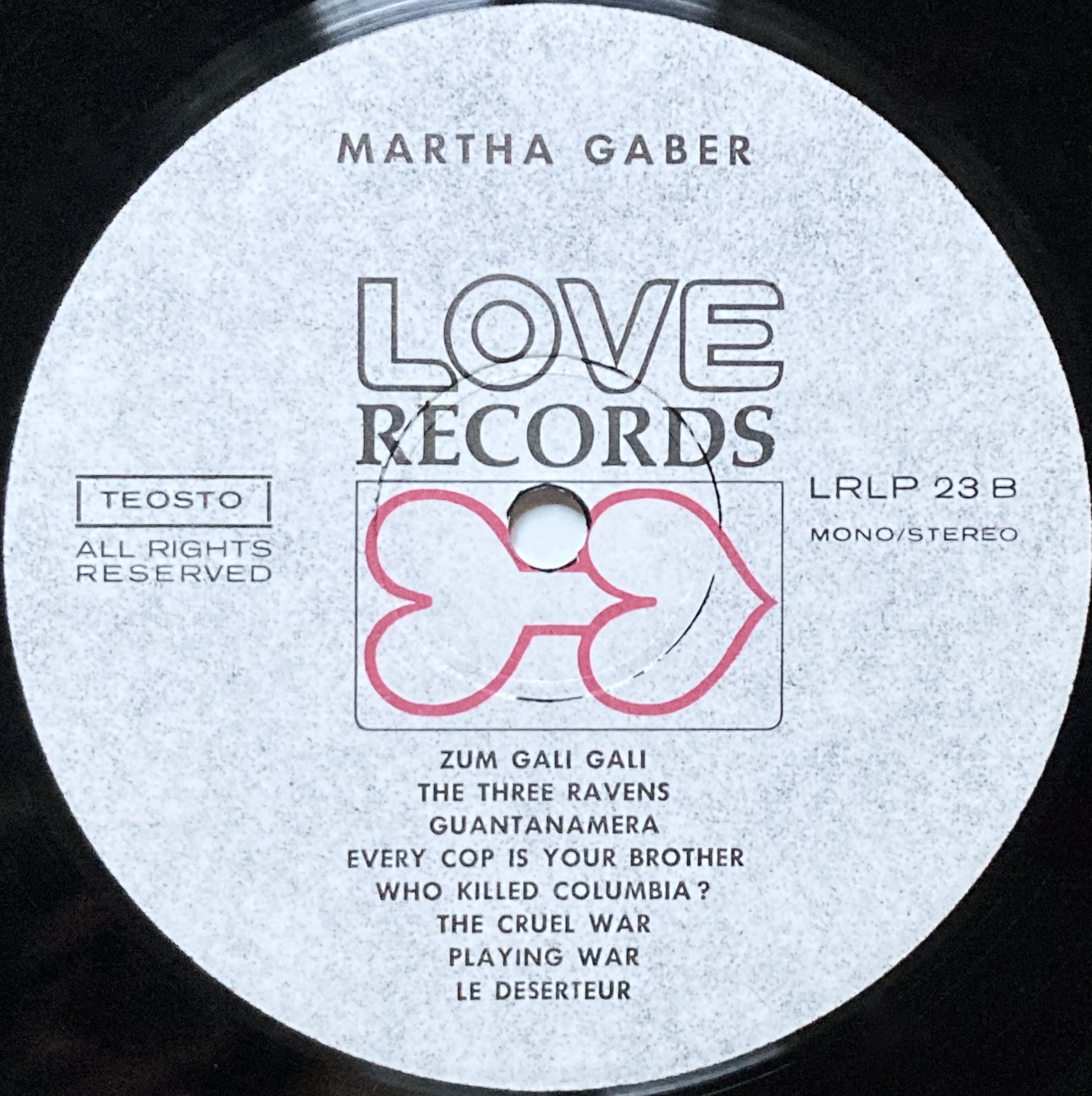 MARTHA GABER - "same" Finland-orig LP 1970 - 4