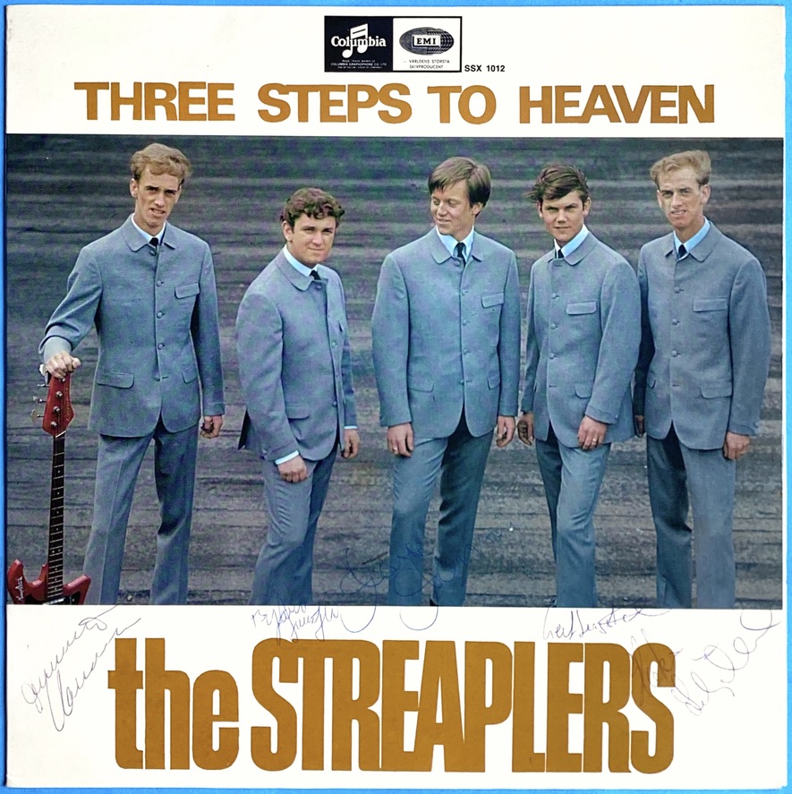 STREAPLERS - Three steps to heaven Swe-orig SIGNERAD LP 1965