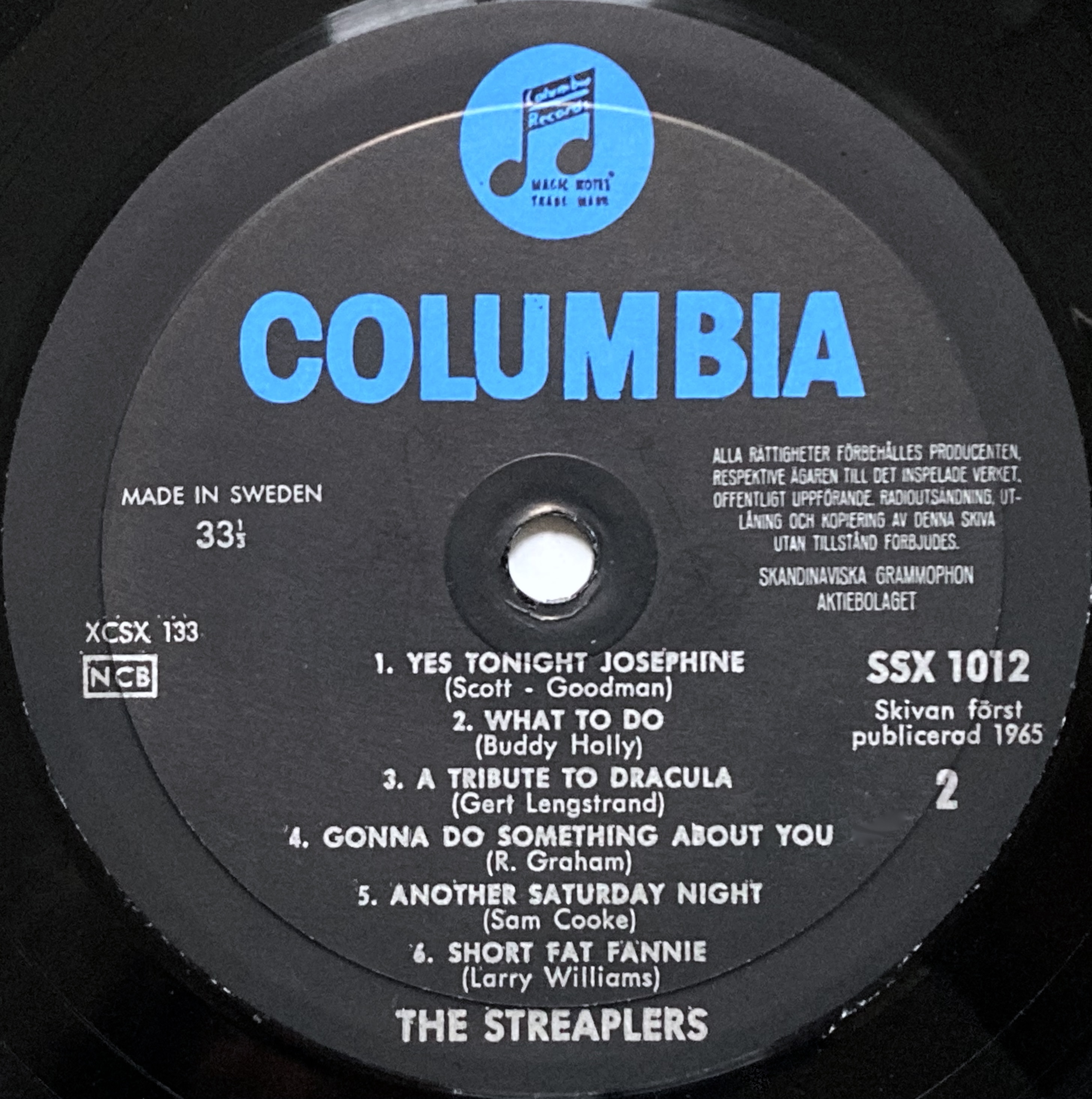 STREAPLERS - Three steps to heaven Swe-orig SIGNERAD LP 1965 - 6