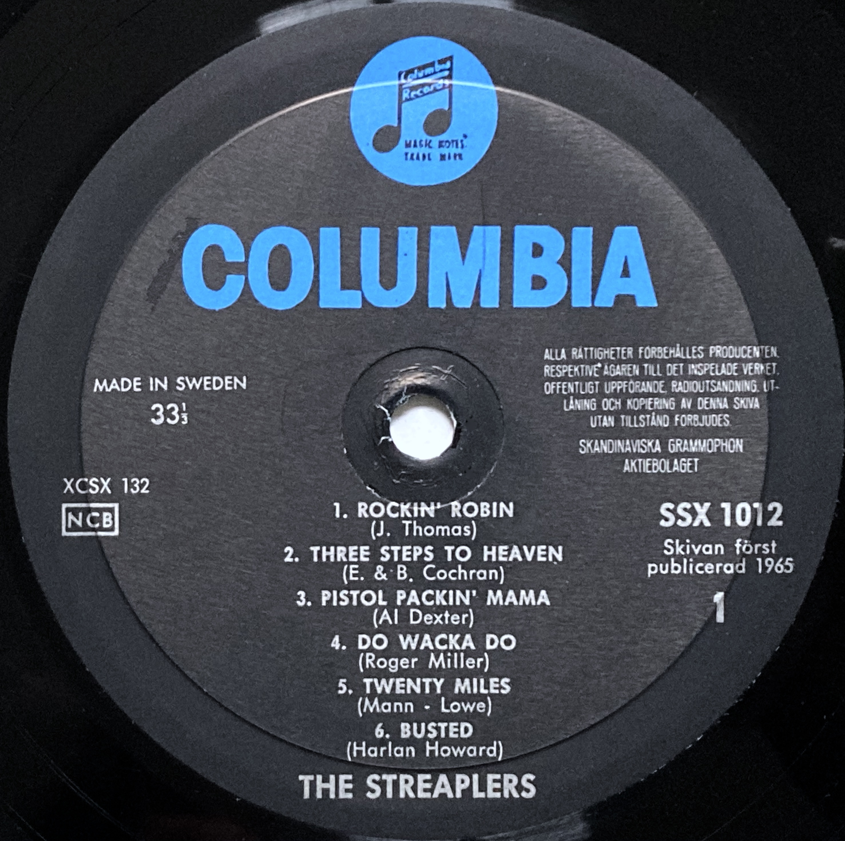 STREAPLERS - Three steps to heaven Swe-orig SIGNERAD LP 1965 - 5
