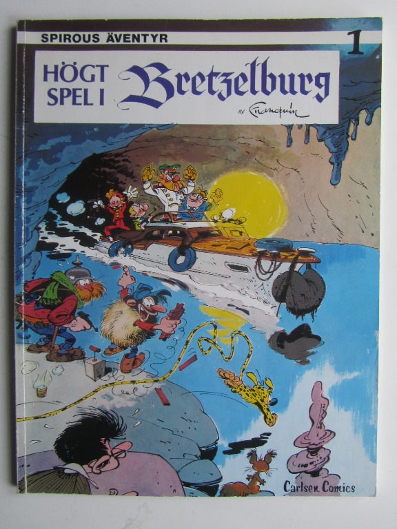 Spirou 01 Högt spel i Bretzelburg 2:a uppl.