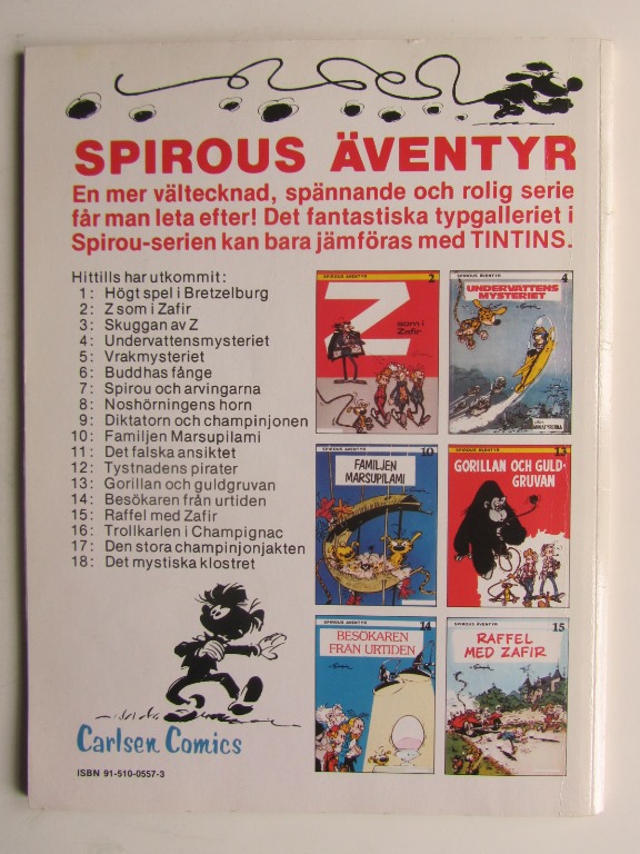 Spirou 01 Högt spel i Bretzelburg 2:a uppl. - 2
