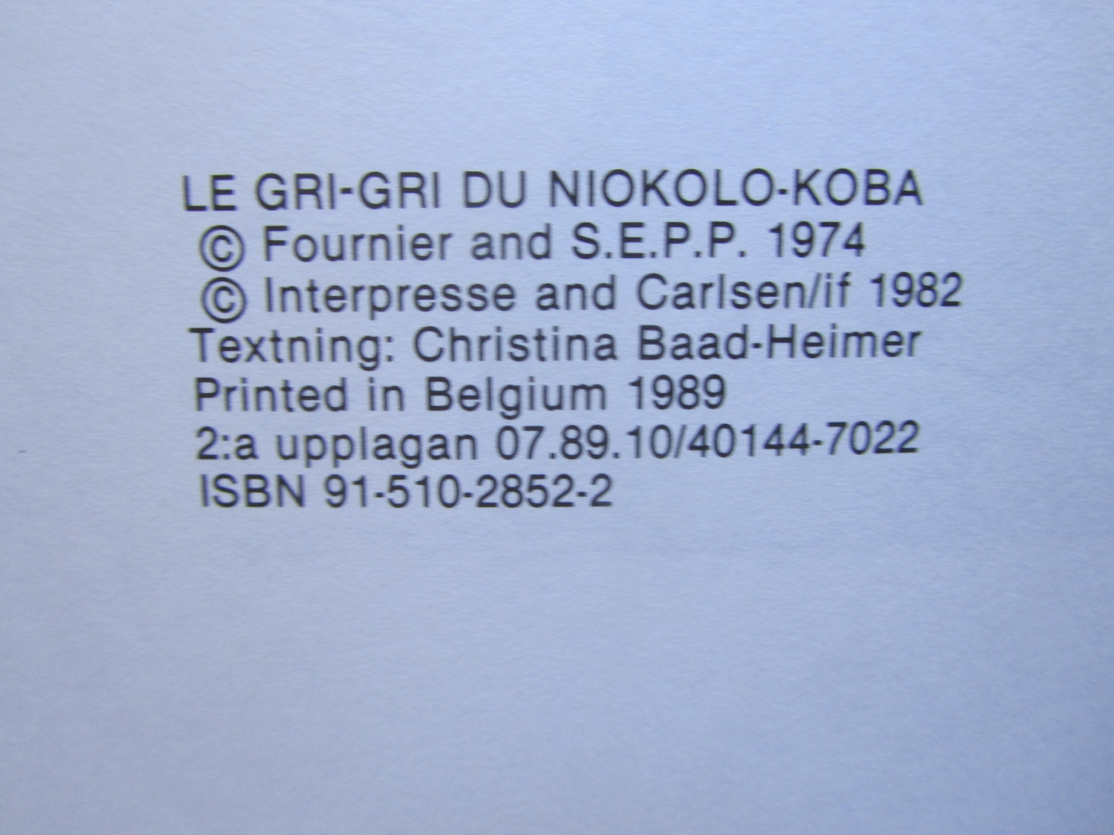 Spirou 22 Amulettens hemlighet 2:a uppl. - 4