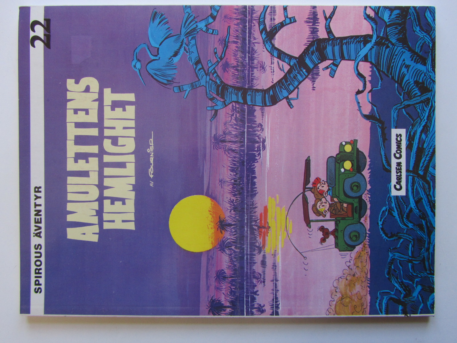 Spirou 22 Amulettens hemlighet 2:a uppl.