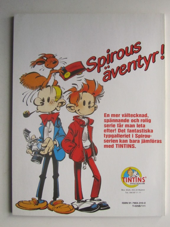 Spirou 26 Spirou och tyrannen del 1 - 2