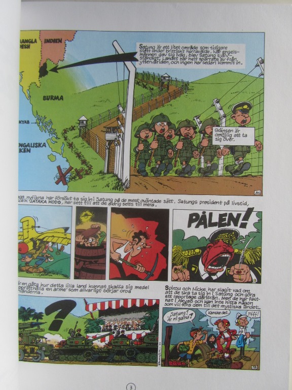 Spirou 26 Spirou och tyrannen del 1 - 3