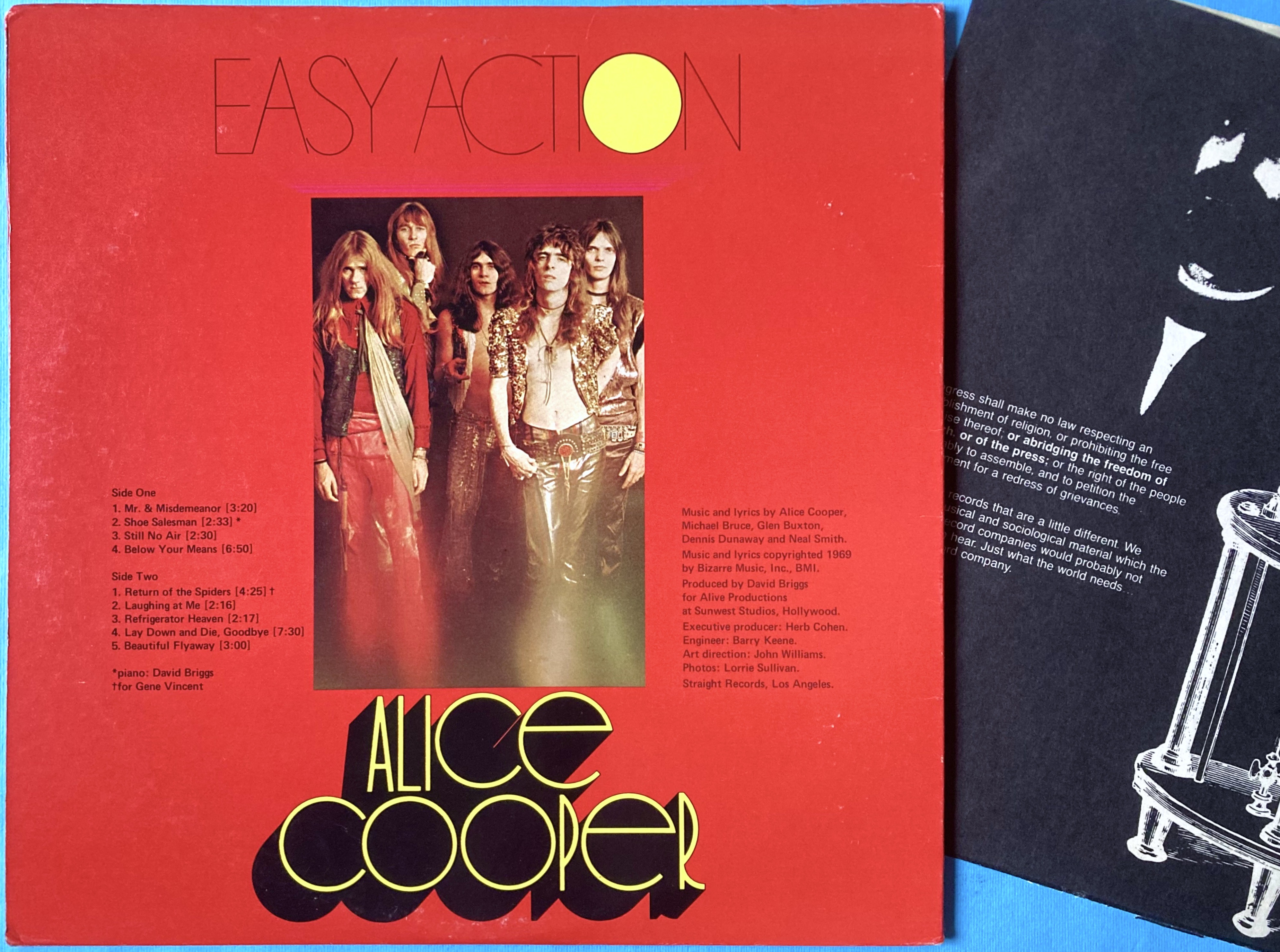 ALICE COOPER - Easy action US-0rig LP 1970 - 2