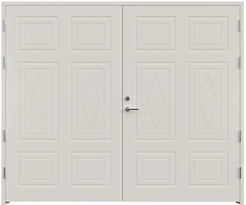 Kullsbjörken Leksandsdörren garageport